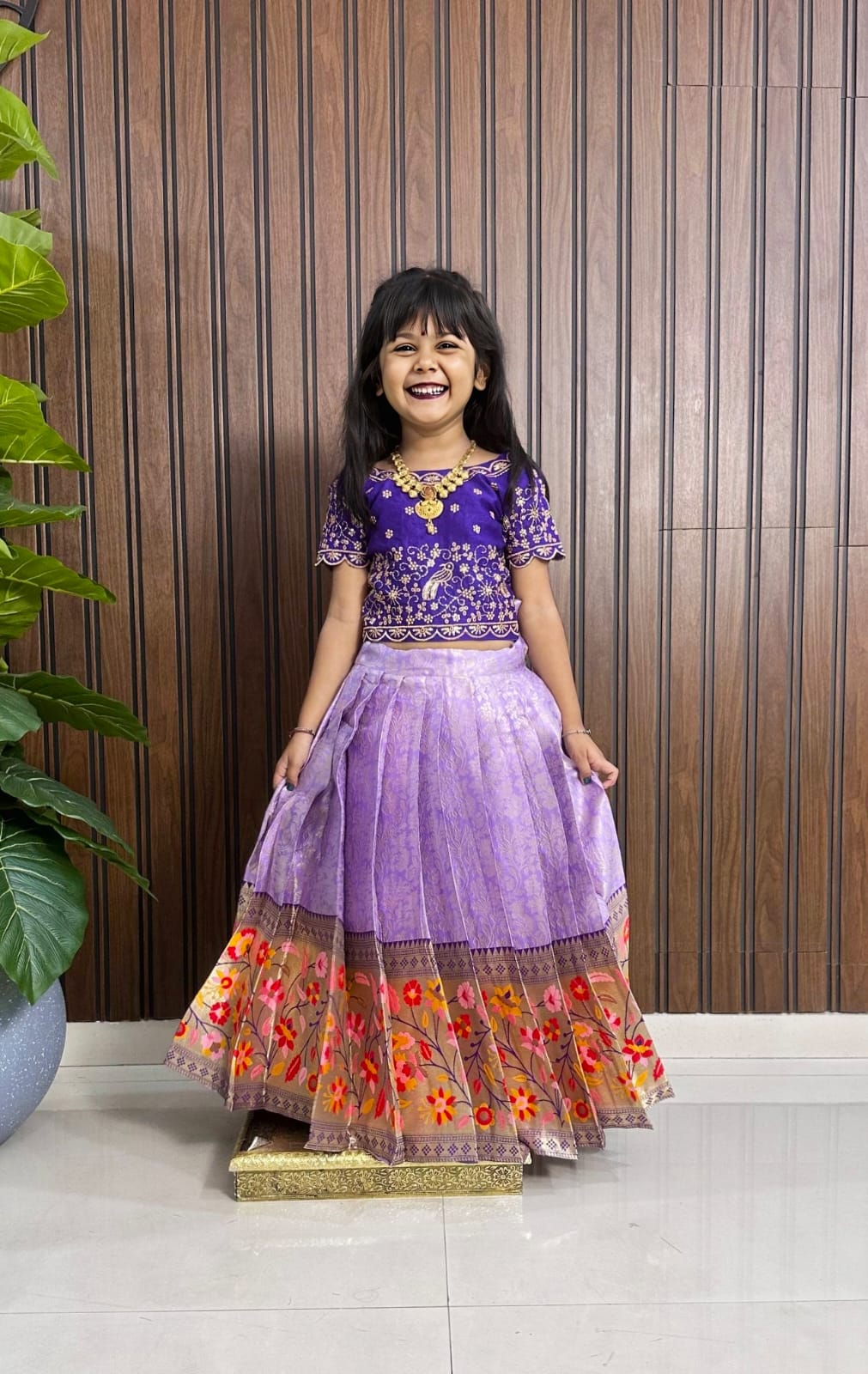 Latest PAITHANI KIDS LEHENGA CHOLI