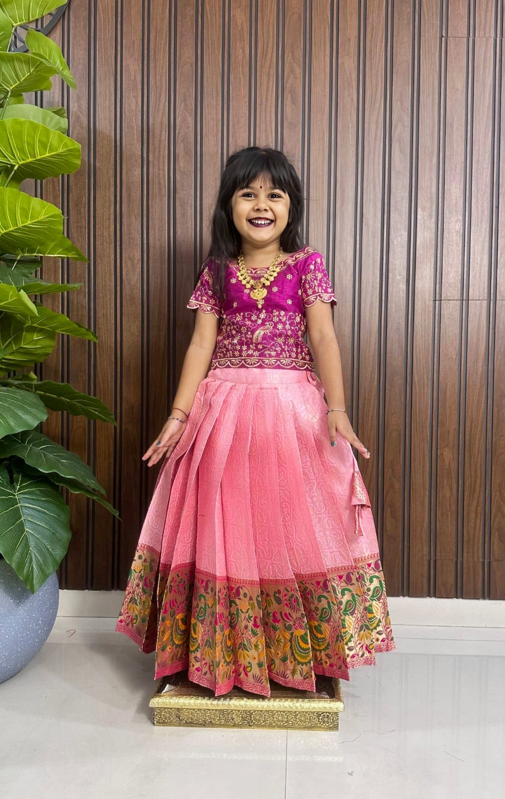 Latest PAITHANI KIDS LEHENGA CHOLI