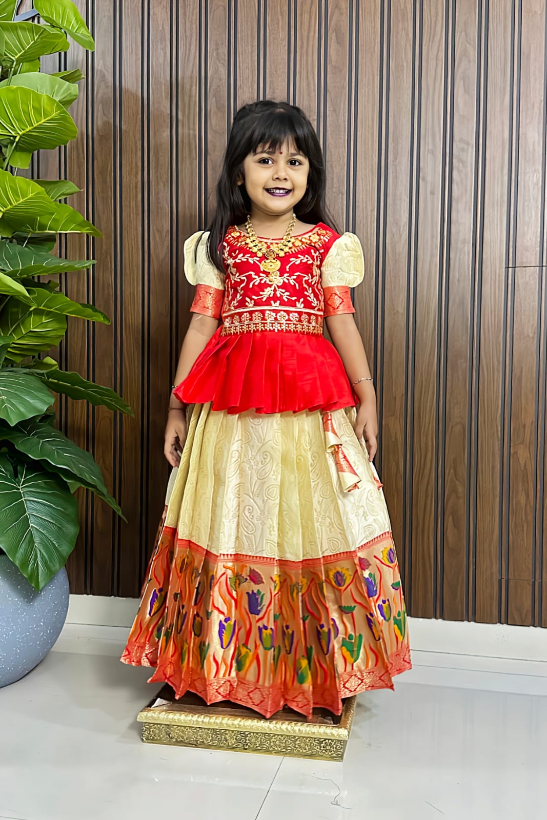 Latest PAITHANI  KIDS LEHENGA CHOLI