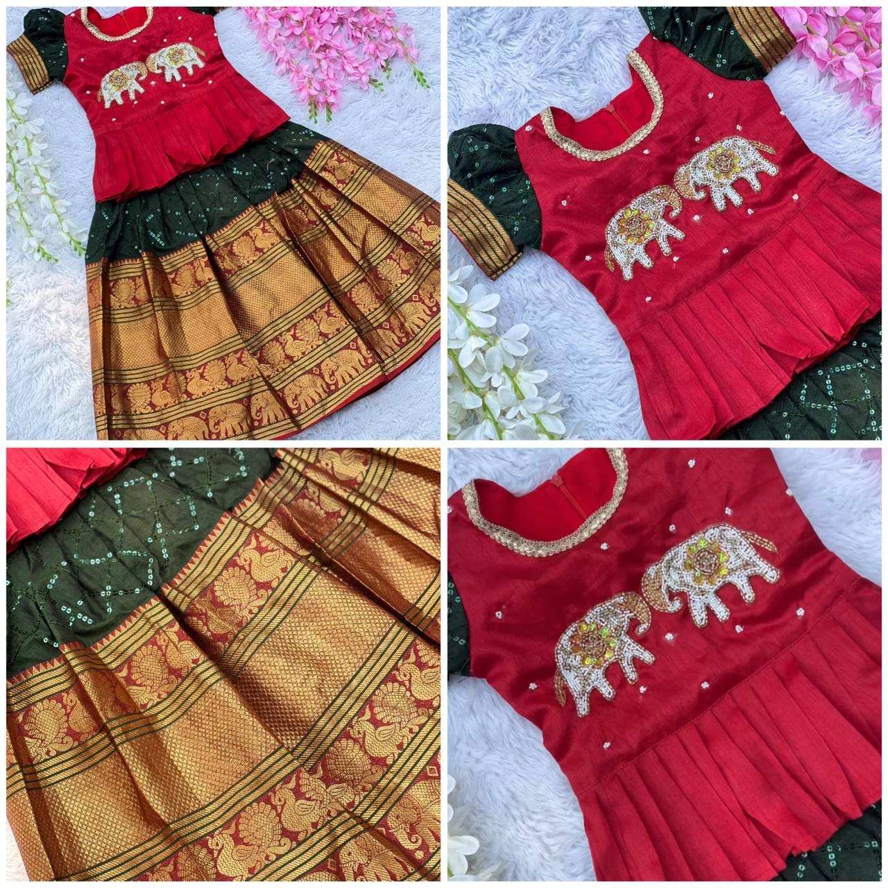 Kids Handwork Lehenga Choli