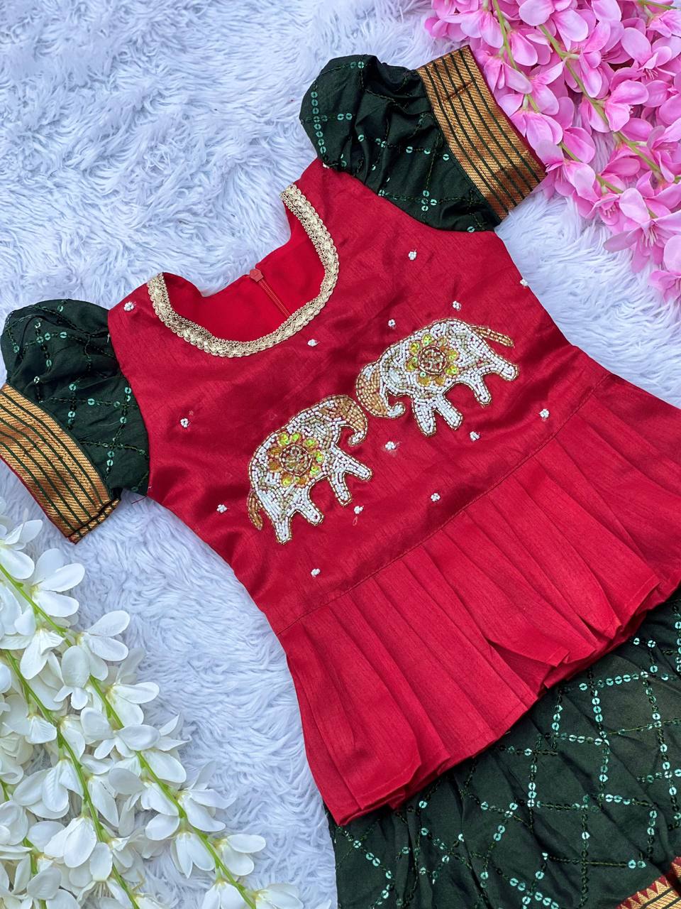 Kids Handwork Lehenga Choli