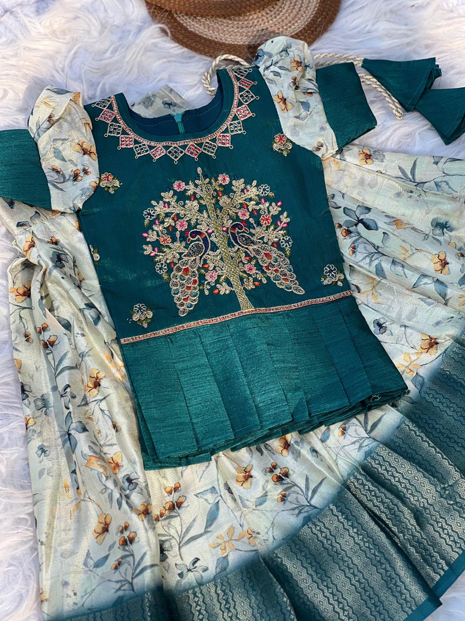 Desirable Pure Cotton Silk Lehenga Choli