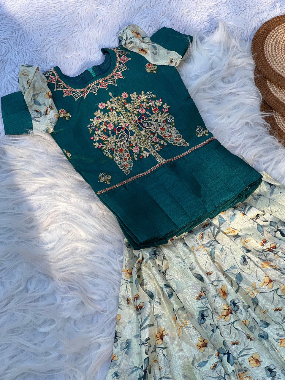 Desirable Pure Cotton Silk Lehenga Choli