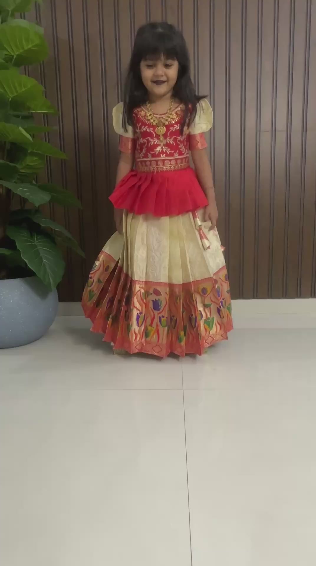 Latest PAITHANI  KIDS LEHENGA CHOLI